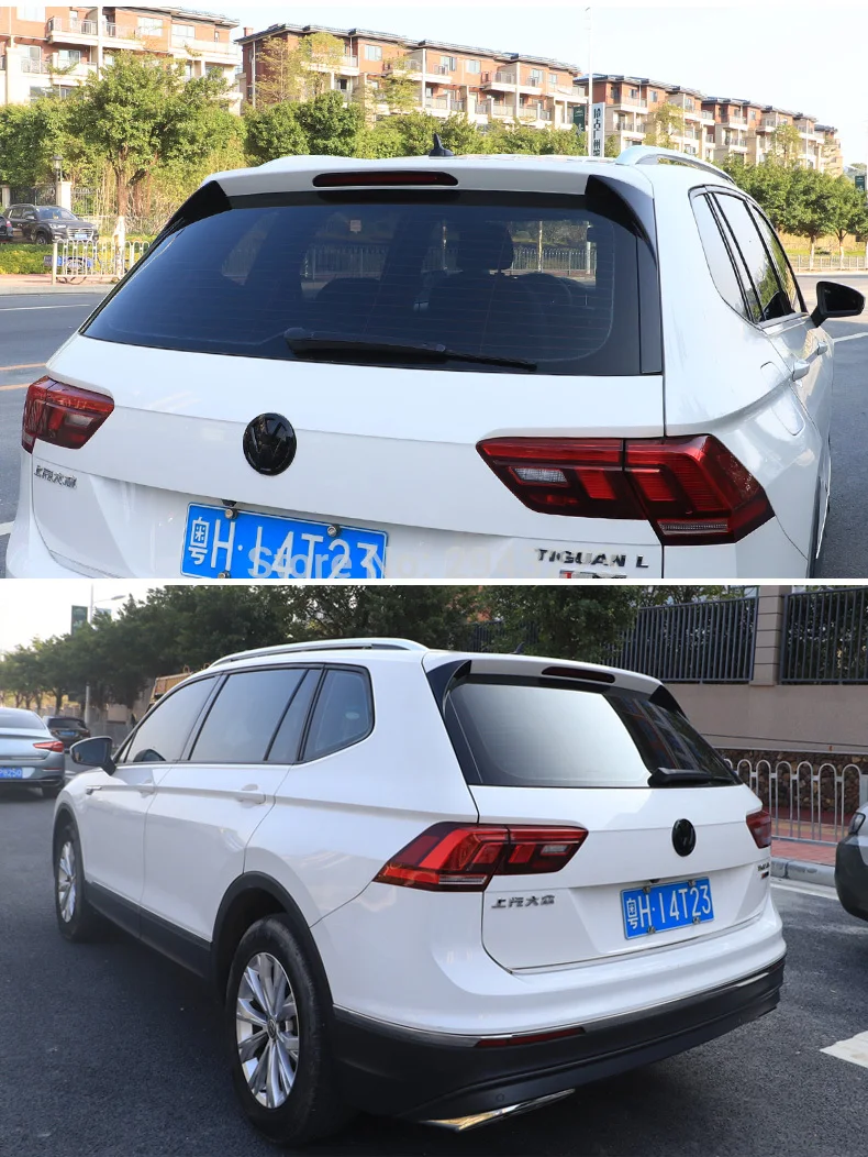 SHCHCG автомобильный Стайлинг для Volkswagen MK2 Tiguan 2017 2018 2019 АБС пластик глянцевый черный