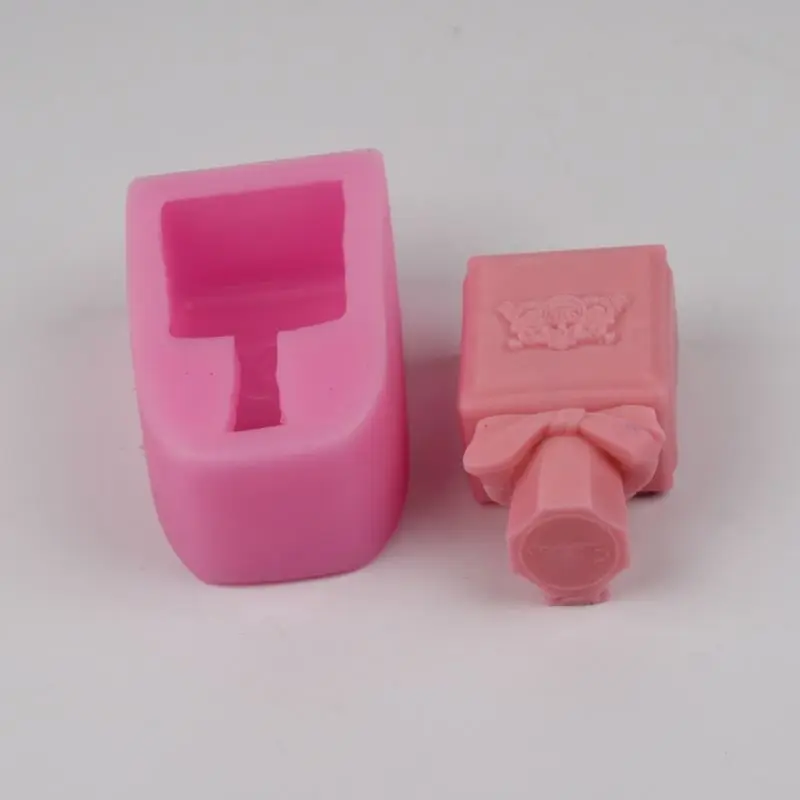 Small Craft Bottle Shape silicone mold cake decorating Handmade Soap Making Silicon mould