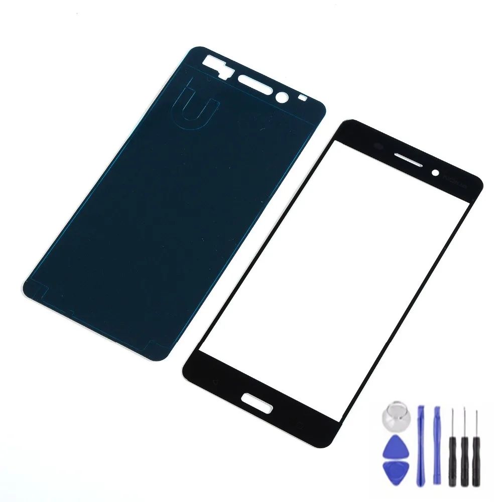 

For Nokia 6 TA-1000 TA-1003 TA-1021 TA-1025 TA-1033 TA-1039 Touch Screen Panel Sensor Digitizer Glass Panel+Adhesive+Tools