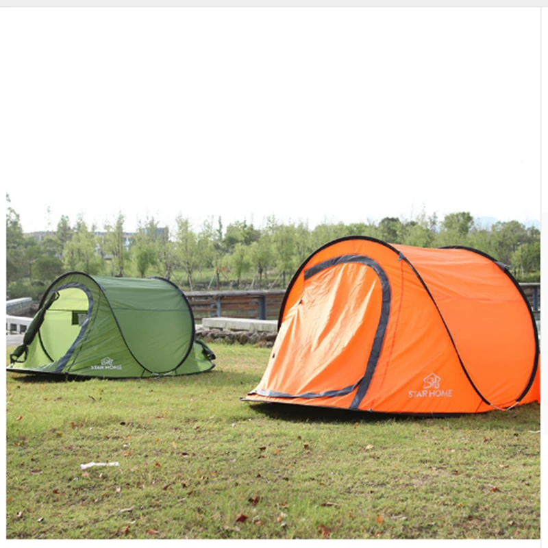 

Camping Beach Tent 3-4 Person Outdoor Camping Fishing Tent Tourist Tent Automatic Pop Up Tents