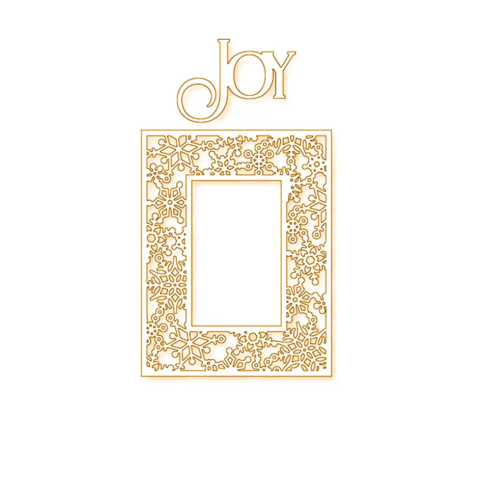 

Eastshape Flurries Frame Cutting Dies Metal Dies Scrapbooking Embossing Cut Stencils DIY Decorative Cards Home Decor Photo Album