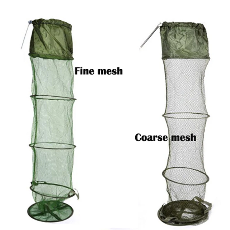 

5 Layers Folding Fishing Care Creel Tackle Fishing Net Nylon Foldable Crab Fish Trap Cast Net Cast Foldable Fishing Network