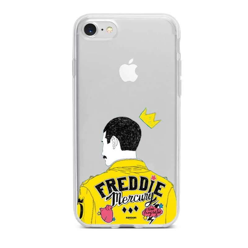 Freddie Mercury Rainha banda Qualidade Роскошный чехол для телефона para iPhone 8 7 6 5 4 Plus X XS max 11 11pro силиконовый чехол - Цвет: TPU