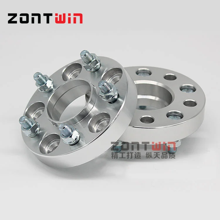 cheap 2PCS 5x114.3 15mm Hubcentric 67.1mm Aluminum Wheel Spacer Adapter 5 Lug suitable SUIT FOR DODGE Universal Car