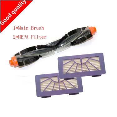 

1* Combo Roller Brush+2*HEPA Filter Replacement for Neato XV-21 XV Signature Pro XV-11 XV-12 XV-15 Curved Combo Roller Brushes
