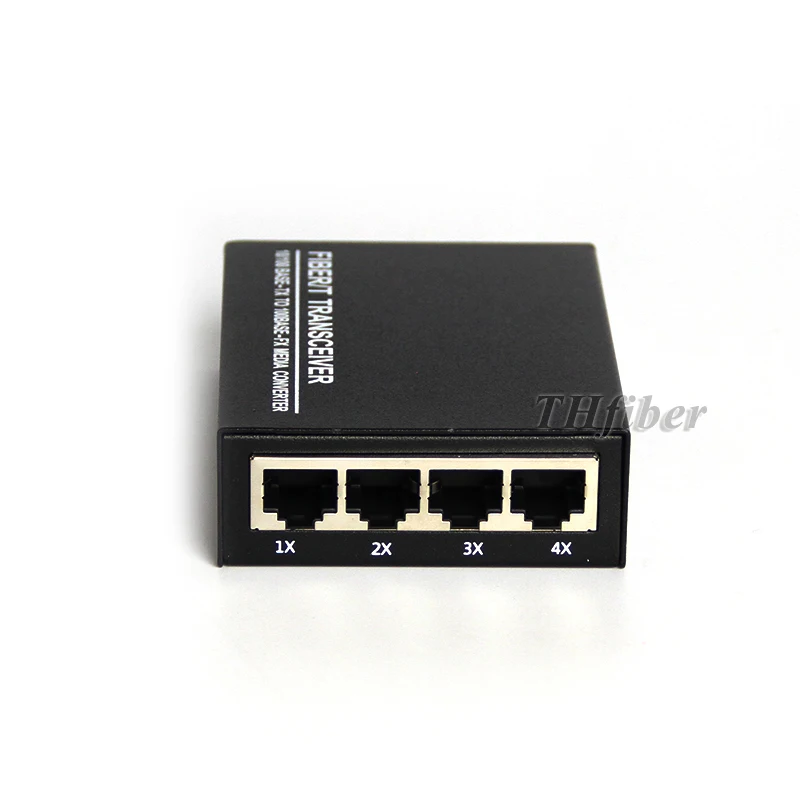 Гигабитный волоконно оптический медиа конвертер 10/100 Мбит/с 1 RJ45 SC 4 * трансивер