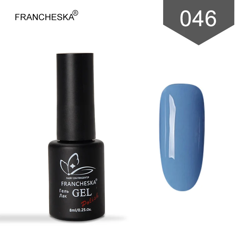 Francheska Гель-лак для ногтей УФ-гель nagels spulletjes gellak Гель-лак nagellak unhas de лак набор цветов nagels nai lart oje - Цвет: gel polish 46