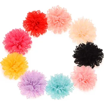 

100pcs Little s Fabric flower hairbows s Summer flower headband Children's hair flower Hair Accessory