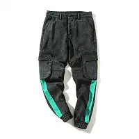 Осень Новая мода Cargo Joggers Для мужчин хлопок Повседневное уменьшают уличной Для мужчин s бегунов Брюки