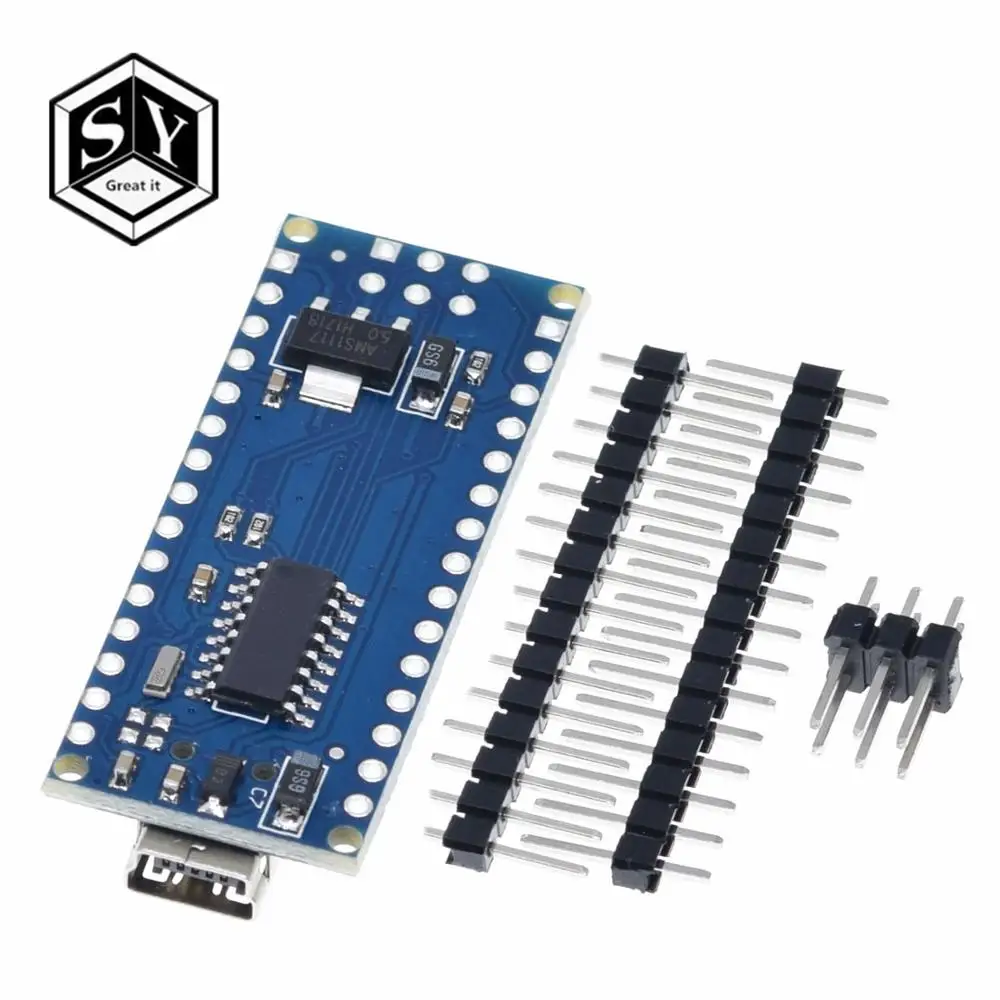 MINI USB Nano V3.0 ATmega328P CH340G 5 в 16 м плата микроконтроллера для arduino NANO 328P NANO 3,0