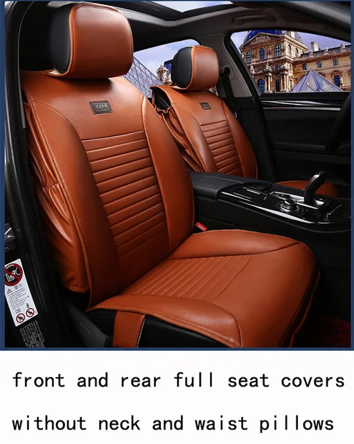 Car seat covers for Jaguar XF XE XJ F PACE F TYPE brand firm soft pu