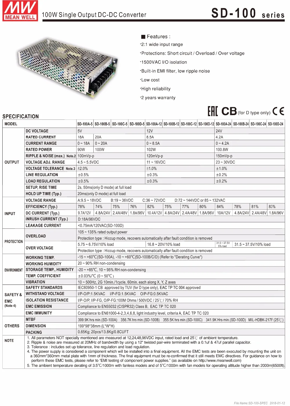 SD-100-SPEC-1