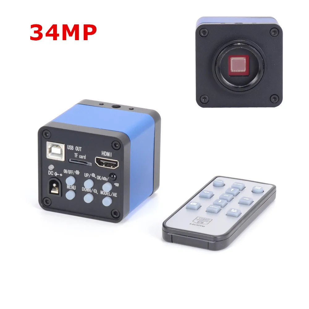 1080P 34MP 60FPS HD цифровая промышленная камера микроскопа HDMI 2K C рта видео лупа для
