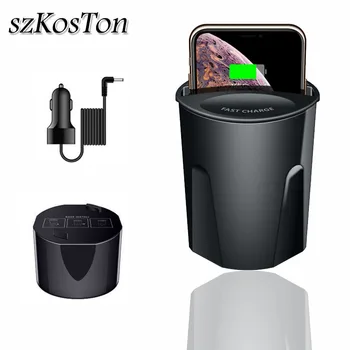 

2 in 1 Multi Qi Wireless Charger For Samsung iPhone X XS Max XR 8 Plus Fast Type C Usb Wireless Charging Charger For LG V3 G6