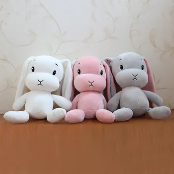 

Ultra Soft Plush Sweet Cute Stuffed Rabbit Doll Luky Baby Toys 3D Cotton 30cm