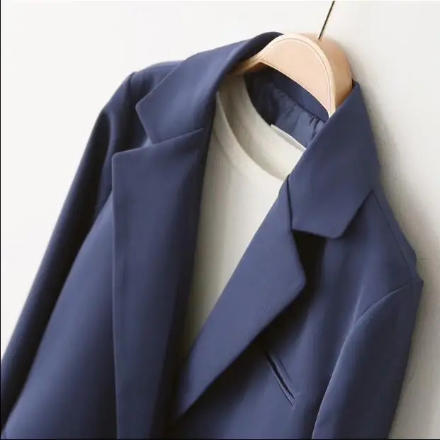 Женское повседневное пальто с отложным воротником и карманами|blazer fashion|fashion