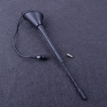 

DWCX Black Screw Whip 12V 9'' Car Roof Radio FM Antenna Aerial Mast Amplifier Booster Fit For BMW Mazda VW Toyota Corolla