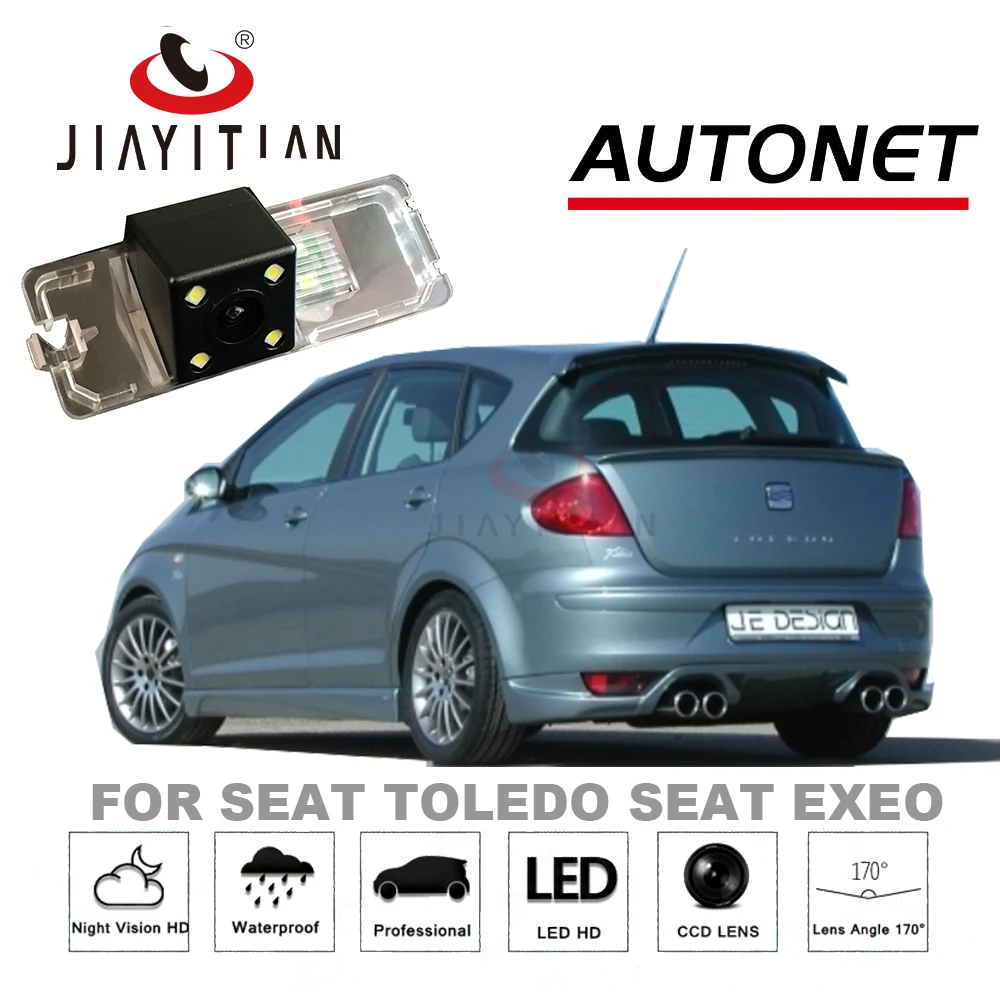 JIAYITIAN камера заднего вида для Seat Cordoba 6 К 6L Альгамбра Ibiza 6L 6J Exeo Толедо/CCD/Ночное видение /номерной знак камеры