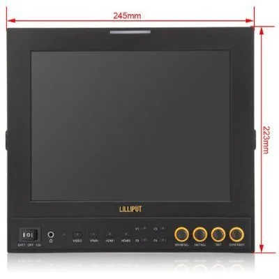 Lilliput 9,7 ''969 A/P на камеру HD 1024x768 p IPS Display в HDMI Peaking 900: 1