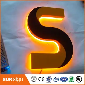 

Waterproof illuminated sign backlit LED light up letters