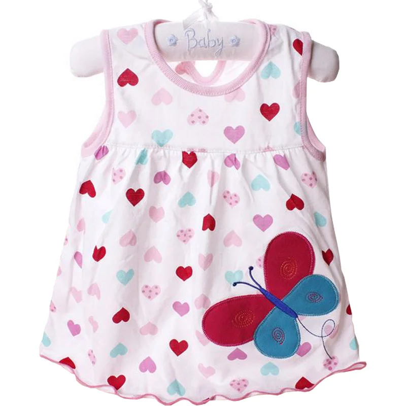 Baby Dresses Top Quality 2017 Princess 0 2years Girls Dress Cotton