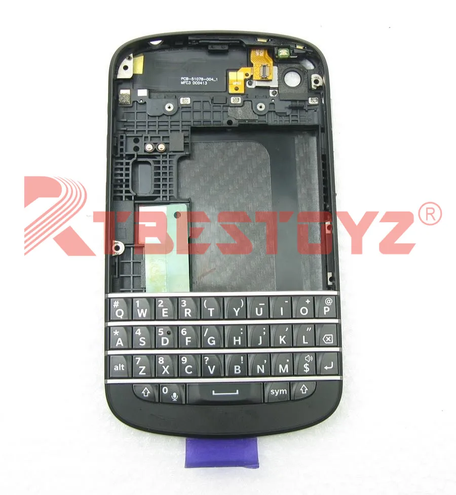 RTBESTOYZ Замена Полный корпус клавиатуры Рамка для Blackberry Q10 черный