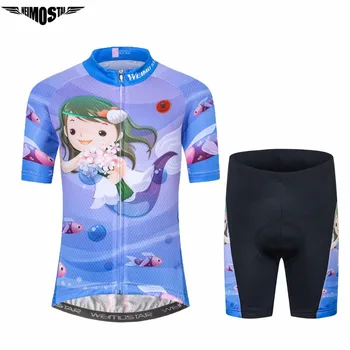 

WEIMOSTAR Children Summer short sleeve Cycling Jersey Sets Roupa Ciclismo Bike Jersey Set Kid mtb outdoor Sport bicycle clothing