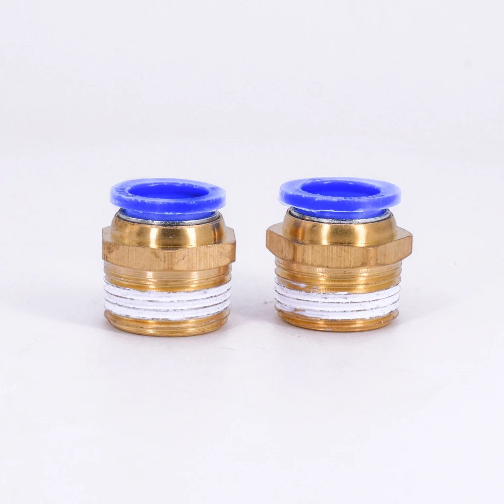 1/8 &quot1/4" 3/8 &quot1/2" 3/4 &quotBSP папа x подходящая трубка OD 4/6/8/10 мм латунный