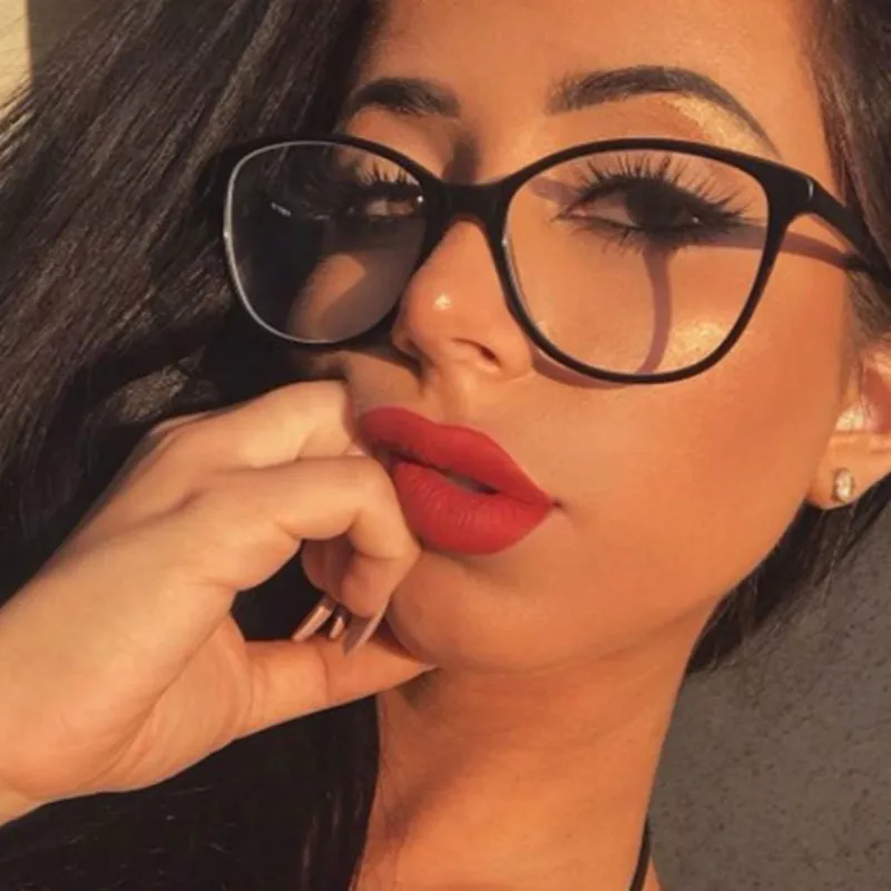 

2018 Spectacle Black frame Women Glasses frame clear lens Men brand Eyewear optical frames myopia nerd black eyeglasses