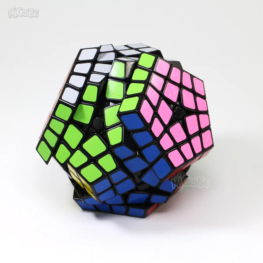 Shengshou 4x4 Megaminxed Cube 4x4x4 Master Kilominx черный скоростной куб Cubo Magico образовательная игрушечная головоломка кубики