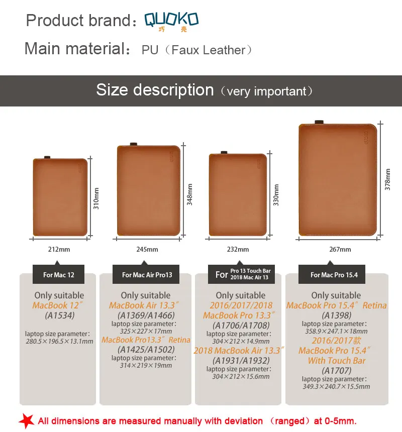 capa para MacBook Pro, Retina e Air