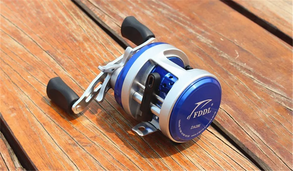 Carretel de Pesca Duplo Freio Centrífugo Rolamentos Fiação Metálica Direita Mão Esquerda Fundição Isca 4.7: 1corrosion-resistant 4 Cheap Carretilhas de pesca