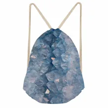 Бесшумный дизайн воды рябь леди вид простой личности 3D тропический печатный рюкзак для женщин девочек Новая сумка на шнурке Повседневная