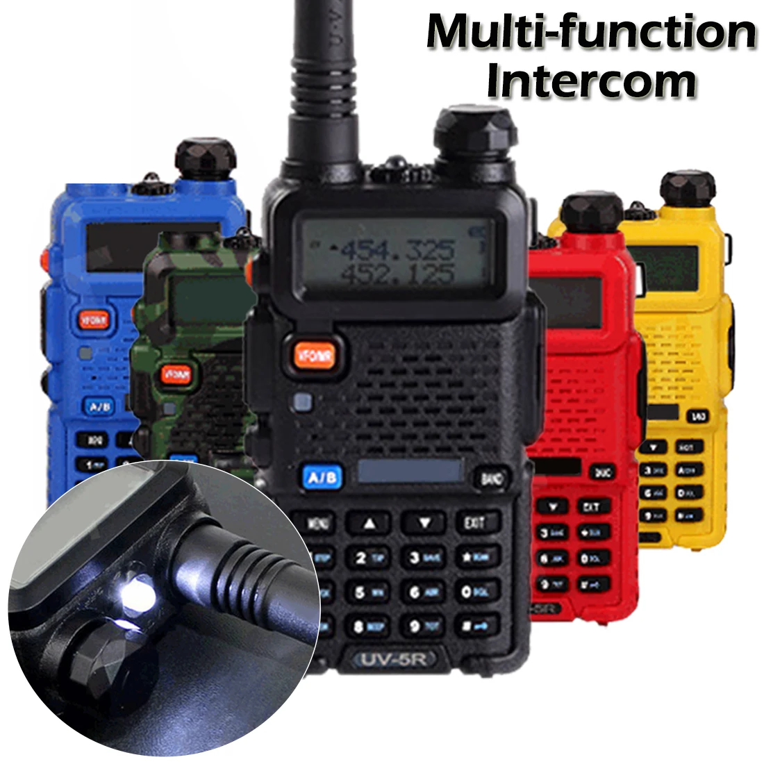 

High Quality UV-5R Walkie Talkie Professional CB Radio Station UV5R Transceiver 5W VHF UHF Portable UV 5R Hunting Ham Radio