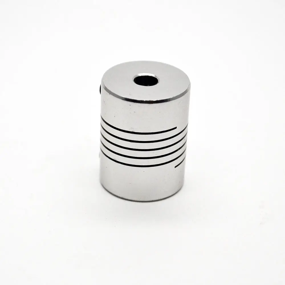 Aluminium CNC Motor Jaw Shaft Coupler 5mm To 8mm Flexible Coupling OD 19x25mm Dropshipping 3/4/5/6/6.35/7/8/10mm