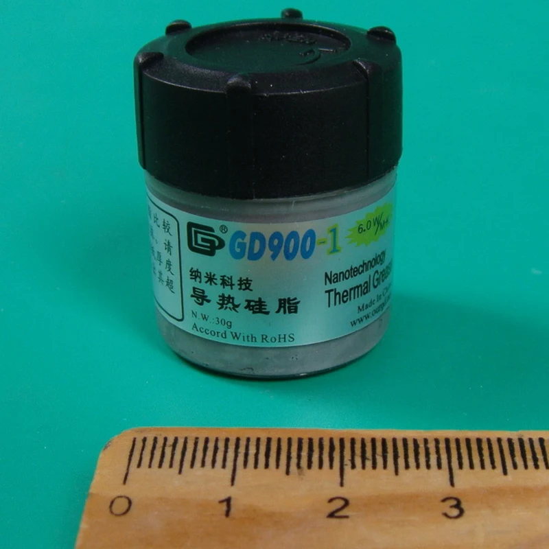 Cheap GD900-1 Thermal Conductive Grease Paste Silicone Plaster Heat Sink Compound 20 Pieces Net Weight 30 Grams Containing Silver CN30 3