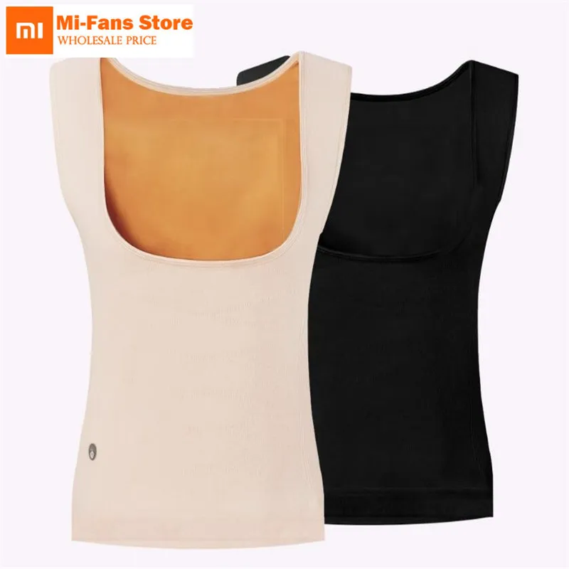 

Xiaomi mijia PMA graphene heating warm back treasure slimming Vest Soft plus velvet ladies warm clothes far infrared heating