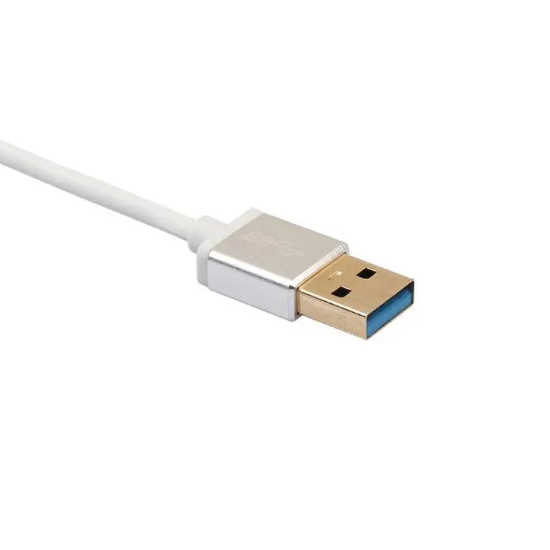 Алюминий USB3.0 для RJ45 2-Порты и разъёмы USB3.0 SD устройство для считывания с tf-карт адаптер конвертер