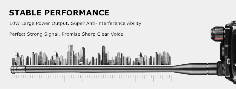 10 Вт QuanSheng TG-K10AT рация 10 км TG K10AT UHF400-470MHz опционально VHF 136-174 МГц двухстороннее радио 10 км 4000 мАч батарея Ham