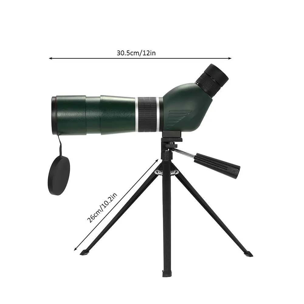 Монокулярный телескоп для наблюдения за птицами 5-45X60 Zoom Монокуляр 45 градусов угловой со штативом