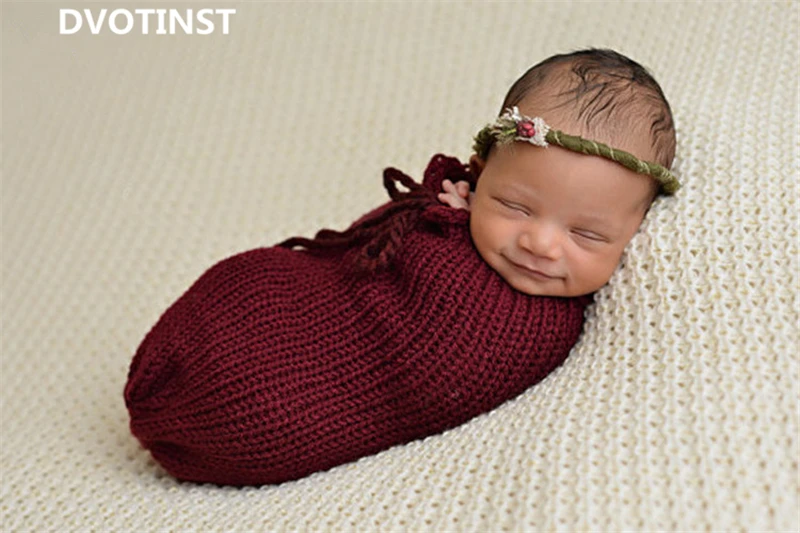 Dvotinst bebê recém-nascido fotografia adereços crochê malha