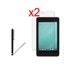 3в1 2x ЖК-прозрачная защитная пленка для экрана Защитная пленка+ 1x Стилус для Dell Venue " /8 HD Pro 3840 3845 5830