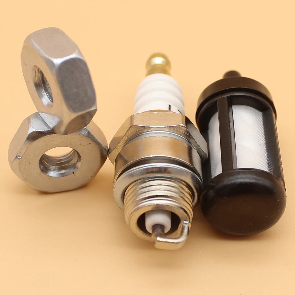 BAR NUT SPARK PLUG FUEL FILTER For ST MS180 MS192T MS170 MS200T MS210 MS230 MS240 MS250 MS260 MS290 MS390 MS441 MS460 CHAINSAW BAR NUT SPARK PLUG FUEL FILTER For ST MS180 MS192T MS170 MS200T MS210 MS230 MS240 MS250 MS260 MS290 MS390 MS441 MS460 CHAINSAW