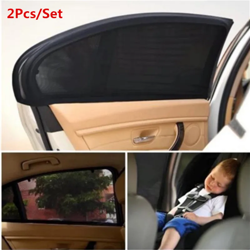 

2Pc Car Sunshade Curtain UV Protection Sun Shade Visor Auto Window Cover Shield Window Protector Film Car Accessories Universal
