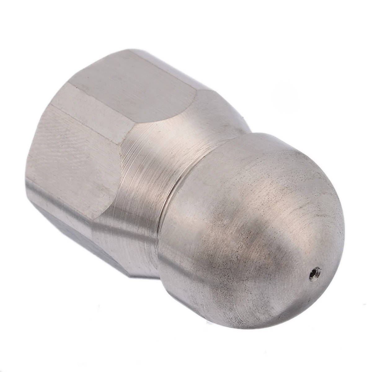 New 1/2''F Pressure Nozzle Washer Drain Sewer Dredge Cleaning Pipe Nozzle Jetter Stainless Steel 5 Jet Rotary Nozzles