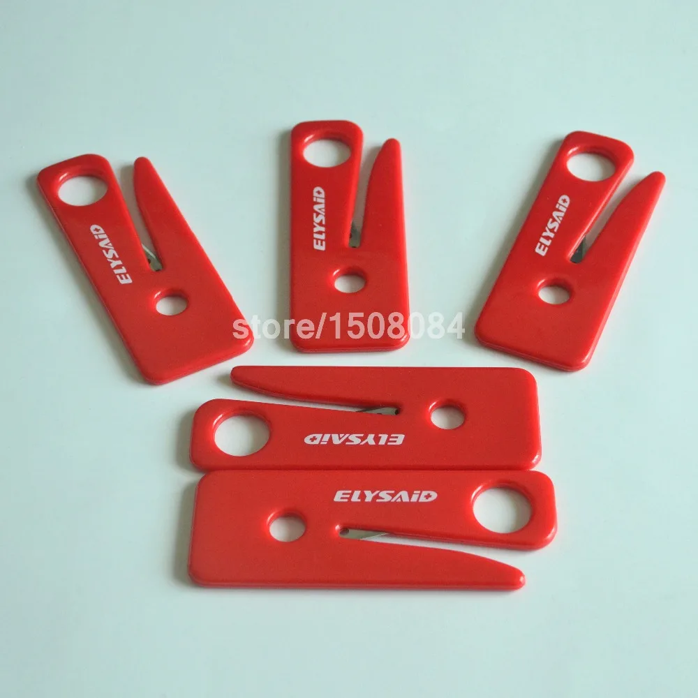 5Pcs Safety Emergency Seat Belt Cutter Automotive Escape Knife Outdoor Life-saving Equipment Stainless Steel Guarded Blade 5