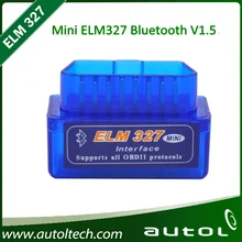 ELM327 Bluetooth Auto Diagnostic Tool v1.5 ELM 327 diagnostic-tool obd2 Code Scanner Scaner supports all OBD-II protocols