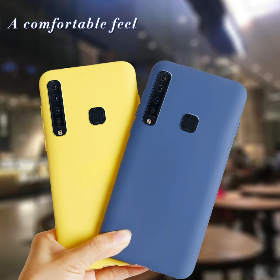 flip cases For Samsung A9 2018 Case Candy Color Soft Silicone Bumper Cases On Samsung Galaxy A9 2018 Phone Case For Samsung A9 2018 Cover wallet cases