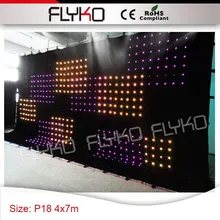 14ft х 23ft ширина p180mm праздновать этап фон украшения видеоэкран