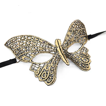 

PF Butterfly Lace Mask for Sexy Women Girls Party Masks Multicolor Cosplay Half Face Eye Masks Halloween Masquerade Ornaments